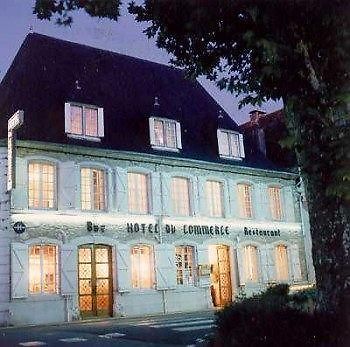 Hotel Du Commerce Navarrenx Exterior foto